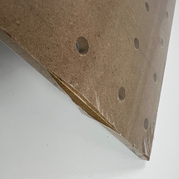 11" x 14" Equip Your Space White Pegboard With 10 Removable Gold Pegs Organize - Picture 14 of 16